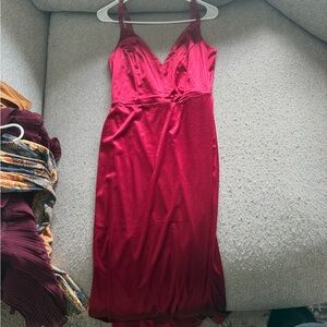 Lulu's Red Maxi Dress